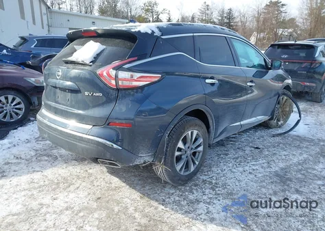 2017 Nissan Murano Sv из США, поврежденный, VIN 5N1AZ2MH1HN192318